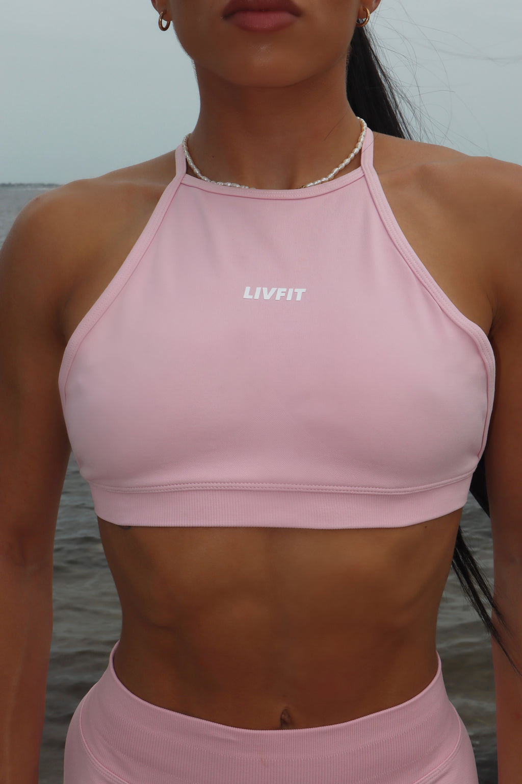 Summer berry halter top