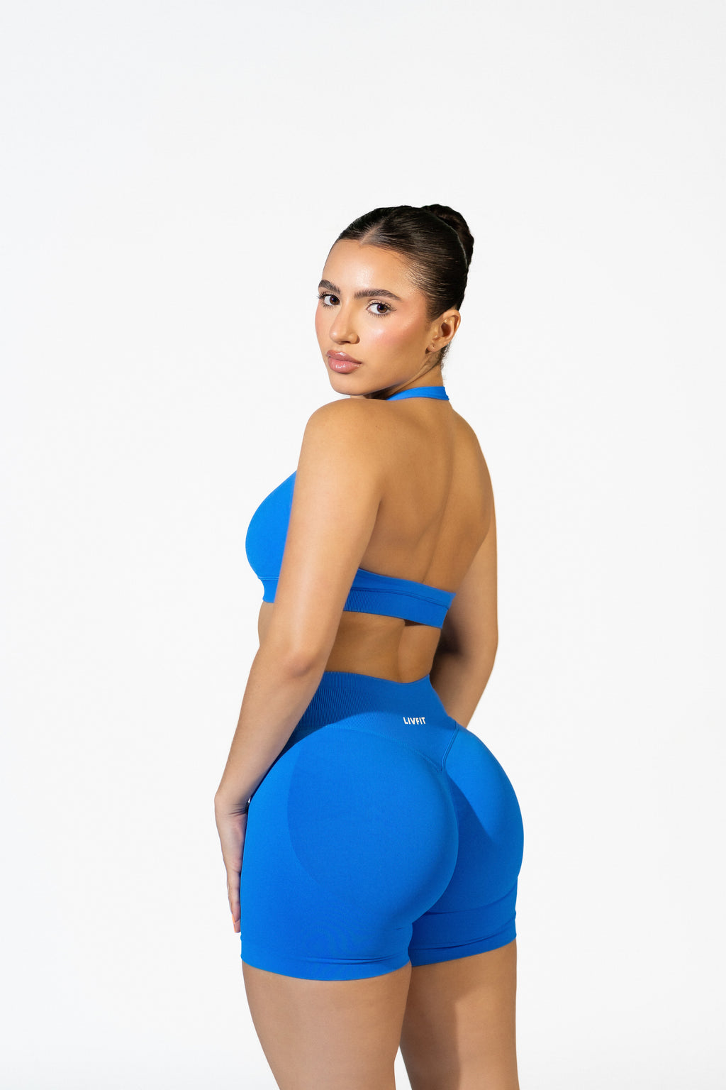 Royal Blue Halter Top