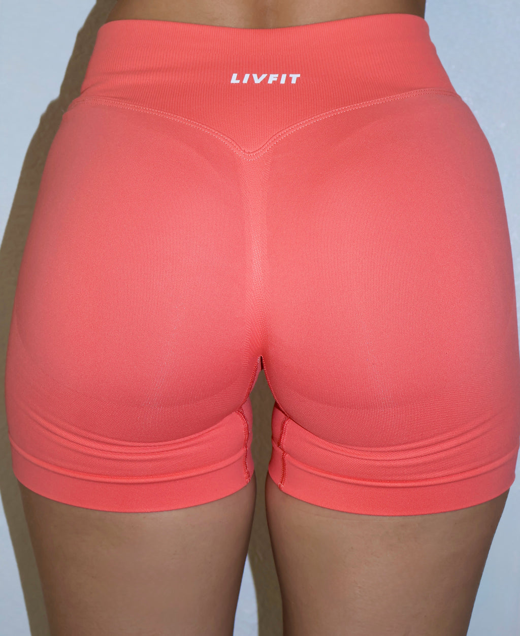 Coral sculpt shorts