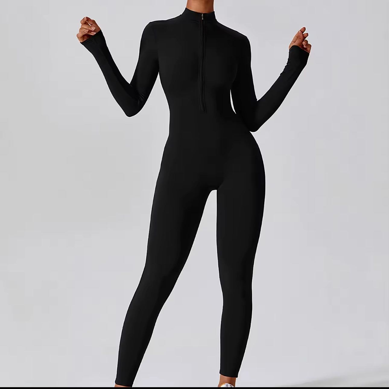 Black Long sleeve Jumpsuit