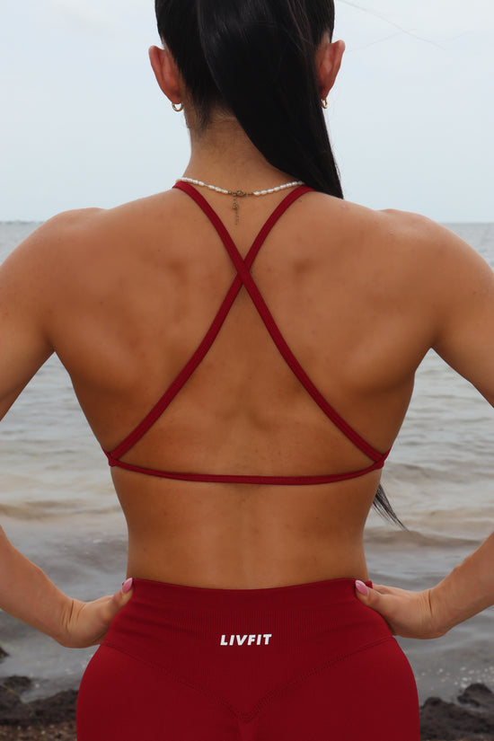 Summer berry halter top