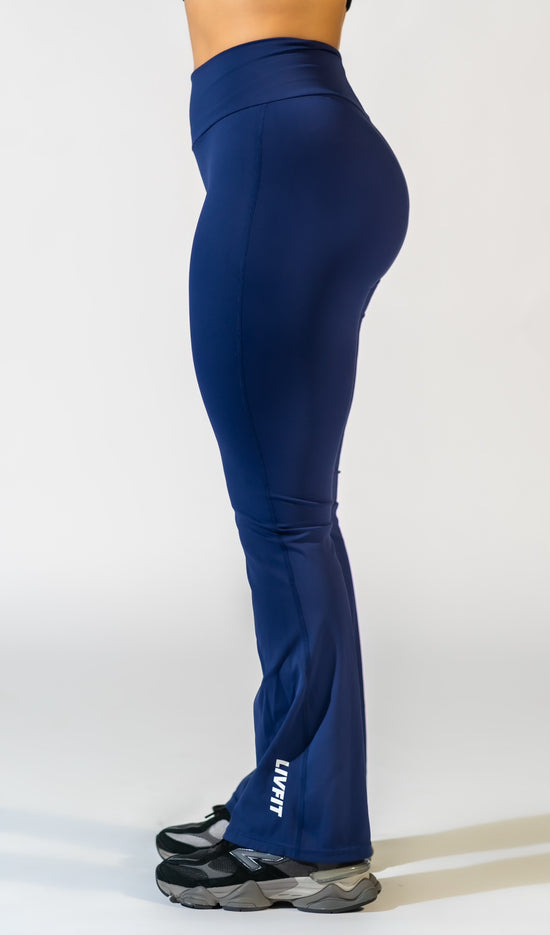 Navy Blue Scrunch-Butt Yoga Pants